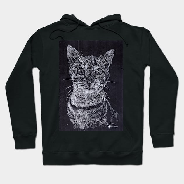 Bengal Cat Hoodie by VeriArt